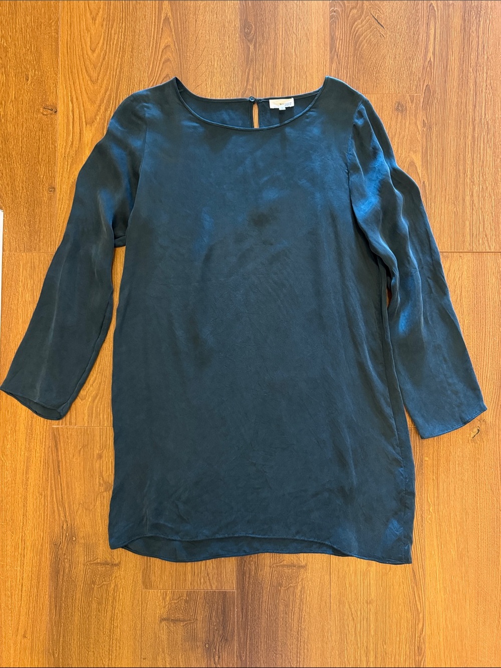 Wilfred Teal Long-Sleeve Shift Dress